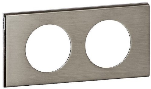 Рамка универсальная Legrand Celiane Corian 2-м. металл фактурная сталь картинка